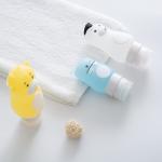 Cartoon Split Charging Squeezable Portable Food Grade Sub Silicone Bottle Set