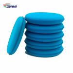 Microfiber Car Detailing Tools 20mm Multi Color 105mm Round Wax Applicator