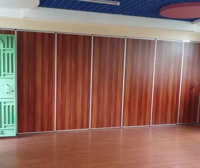 Operable Folding Partition Walls , Aluminium Frame Sliding Interior Movable Room Divider Wall