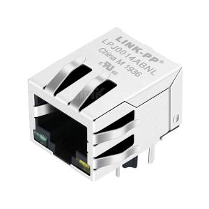 Wholesale Bothhand KLU1T041C-43 LF Compatible LINK-PP LPJ0014ABNL 10/100 Base-T Tab Down Green/Yellow Led 1 Port Connector Female RJ45 Jack from china suppliers