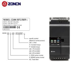 Wholesale Vfd Frequency Drives Inverter Low Frequency 22kw Z2000 Series ZONCN 400V vfd from china suppliers