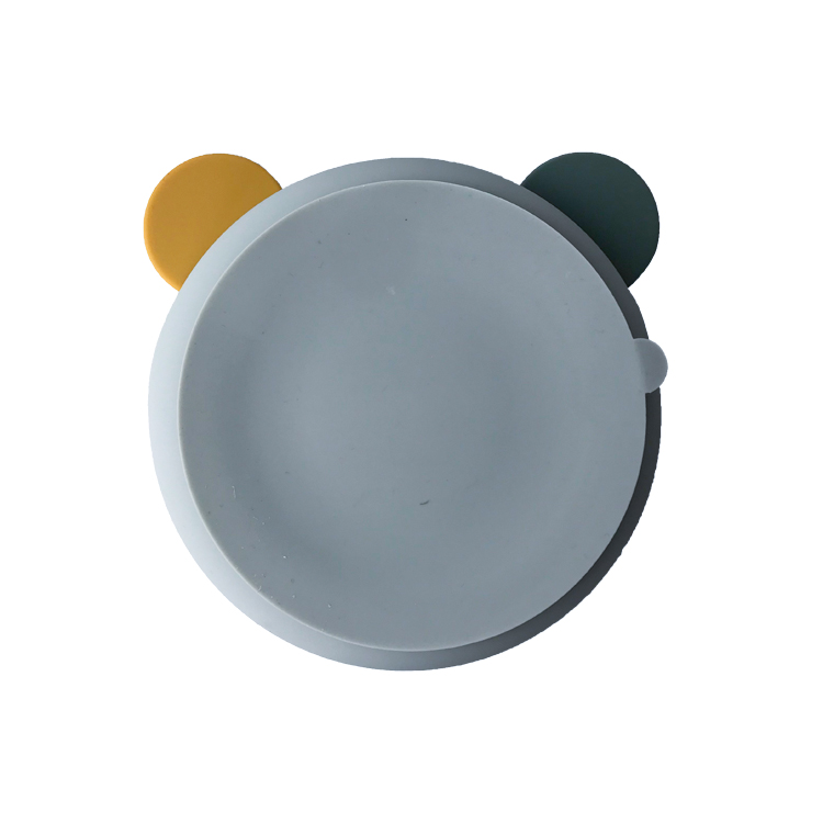Bpa Free Kids Tableware Food Grade 2022 Silicone Baby Feeding Plate Set Suction