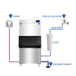 NO App-Controlled 500kg Stainless Steel Ice Cube Maker for Business Food