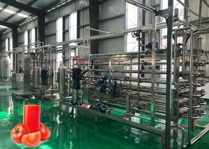 Wholesale Food Grade SUS304 Tomato Production Line Customized 100T/D from china suppliers