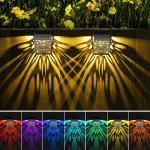 165g Waterproof Solar Deck Lights Screw Mount Solar Dock Light For Outdoor
