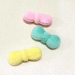 Warmly Plush Satin Ribbon Bow Crafts 4cm Long Baby's Hairpins Decoration