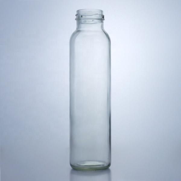 Industrial Beverage General Flint Glass Water Bottle with Screw Cap 350ml 500ml