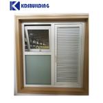 Slide Door Wood Color Aluminum Windows Antique Blind Shade Window Shutter For