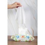 Wet Tissue 80 Count Soft Non Woven Baby Wipes With Lid For Babies