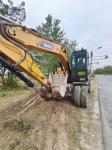 Used Sany SY155W-9 Excavator in with 0.58 Bucket Capacity and 13500 KG Machine