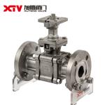 3PC Flange Ball Valve Stainless Steel Full Port for Water Media within Q41F-PN64