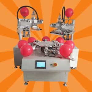 Wholesale 2 Color Balloon Flat Screen Printing Machine 800P/H Adopt Taiwan Motor from china suppliers