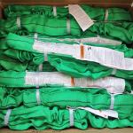 Vertical Endless Polyester Round Sling 9000 Lb 3in Width At Load