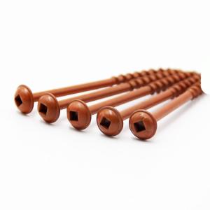 Wholesale Pan Washer Head Square Drive AISI SUS 410 Chipboard Screws Decked Disgo Colored from china suppliers