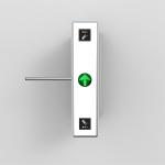 2D Barcode Scanner Access Control Turnstile Speed Gates 1.5mm Stainless Steel