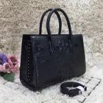 Exotic Genuine Alligator Skin Women Working Totes Large Shoulder Bag Authentic