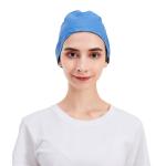 Doctor Disposable Non Woven Cap 20-60gsm Bouffant For Hospital Staff