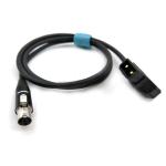 12V Camera Power Cable 80cm Mini Xlr To D Tap For TV Logic Monitor