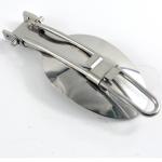 Stainless Steel Camping Dinnerware Set with Silver Cutlery Fork and Spoon