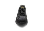 Low Top Sneaker Style Mens Lightweight Steel Toe Shoes Fuel Oil Resistant Grey