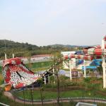 Adult Fiberglass Water Slide Galvanized Carbon Steel Frame King Cobra Slide for