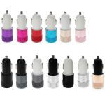 Smart IC car charger 5V2.1A knurled dual USB car charger Fire circuit board