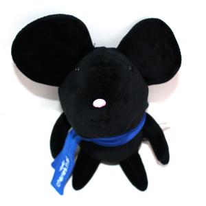 China Black Plush Mouse Toys cotton mickey mouse soft toy For Children on sale