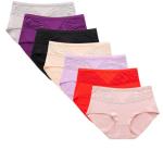 XL-4XL Womens Underwears High Waist Cotton Female Fat Briefs Plus Size Lace