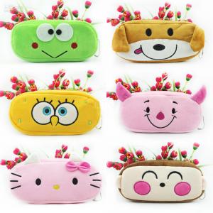 Wholesale Stationery Animal Plush Pencil Case Animal Zipper Pencil Pouch For Promotion Gifts from china suppliers