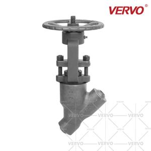 Wholesale 2500LB 1'' Y Type Cast Steel Globe Valve Self Sealing from china suppliers