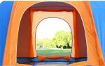 6-8 Person Double Layer Two Doors Camping 6-8 Person Waterproof Dome Shelter