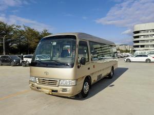 China Toyota Used Japan Used Coaster Bus Manual Gear 2010 Year Luxurious With 20 Seats on sale