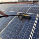 Electric Rolling Brush for Solar Panel Cleaning System in Petrochemical Industry