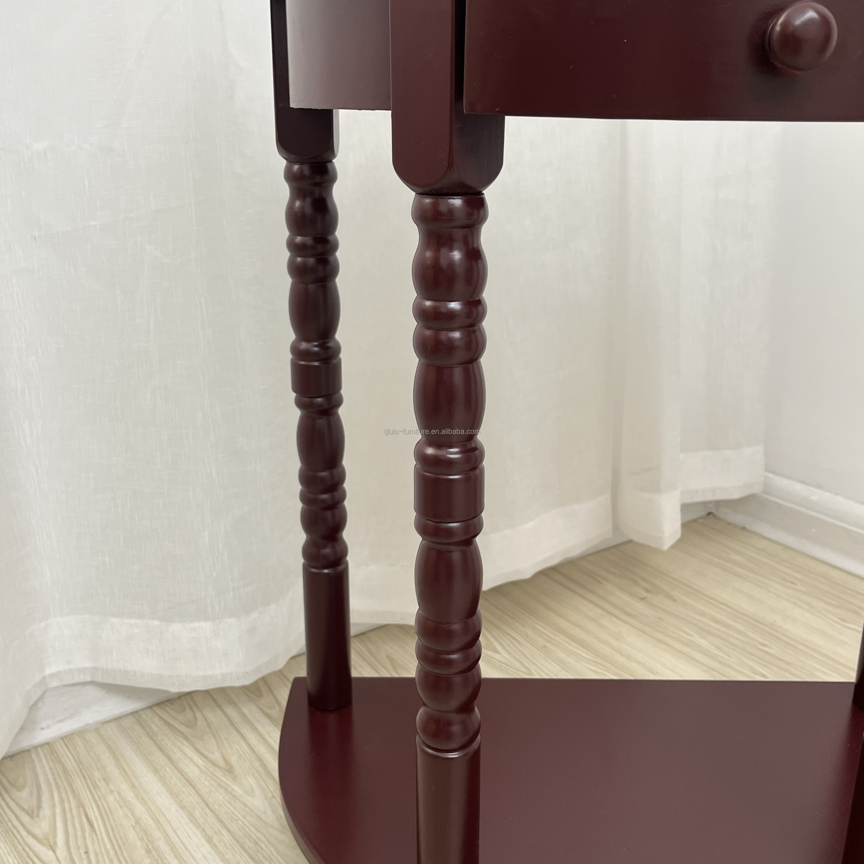 Rectangular and Square Dining Room Furniture Antique Solid Wood Coffee Side Table for Sophisticated Office Interiors