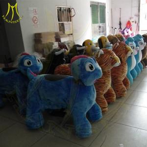 Wholesale Hansel electric walking horse toy amusement park car for sale outdoor ride on party animal toy electric horse carriage from china suppliers