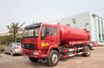 EURO II 6m3 290hp Howo Sewage Suction Truck Removal Truck Pump Speed 500r / Min