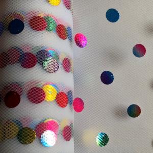 Wholesale 20D Organza Tulle Rolls Hand Wash Or Dry Clean Care Instructions Knitted And Stamp from china suppliers