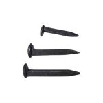 L- Shaped Head Oxygen Black Carbon Steel Dog Rail Spike For Wooden Sleeper