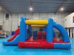 Commercial Bounce House With Blower Double Slide Inflatable Bouncy House With
