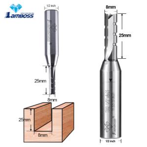 Wholesale ODM Lamboss Tct Triple Edge Splitting Knife Router Bit Woodworking Milling Cutter Straight Bit from china suppliers