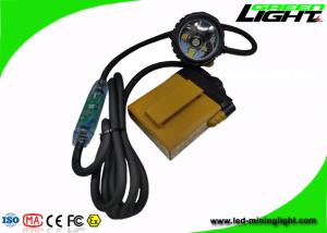 Wholesale Strong Brightness LED Warning Light , 3W Miners Cap Lamp 10.4Ah SAMSUNG Battery from china suppliers