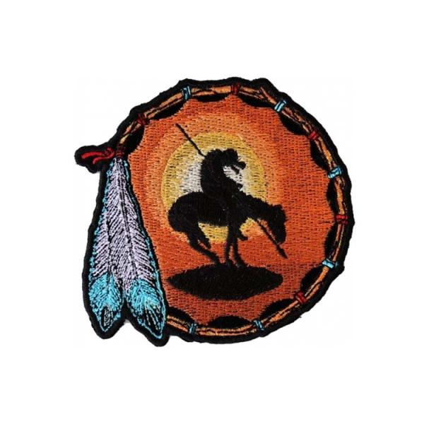 Custom Clothing Accessories Iron On Badge Patches Heat cut Embroidered Fabric