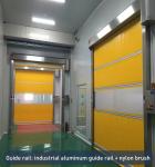 Vertical Overhead Rapid Roller Doors Aluminum Zipper Rolling Glass Sliding