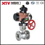 High Platform Carbon Steel Flanged Floating Ball Valve GB PN25 with Customized