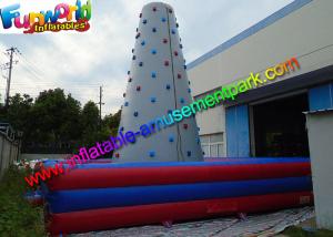 China Gym equipment Combined Inflatable Rock climbing wall Sport Games For Outdoor Challenge on sale