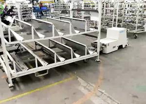 Wholesale Steering Wheel Drive Unidirectional Tugger AGV Magnetic Tape Guided For SMT Line from china suppliers
