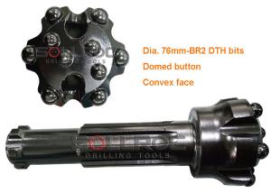 Wholesale 2 Inch DTH Drilling Tools Br2 DTH Mining Drill Head Erosion Resistant from china suppliers