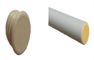 China OEM / ODM Flexible ABS Plastic Pipe Joints Top Cap Wear Resistance on sale