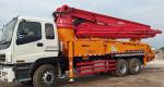 2011 Year Used Concrete Pump Truck Mounted Sany 37m With Isuzu Chassis 5