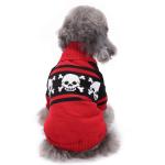 Halloween Pet Clothes Skull Head Dog Cat Teddy Sweater Big Dog Sweaters